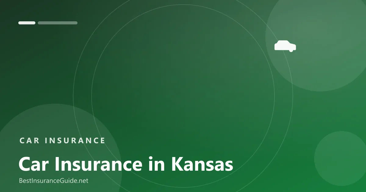 Car insurance in Kansas banner