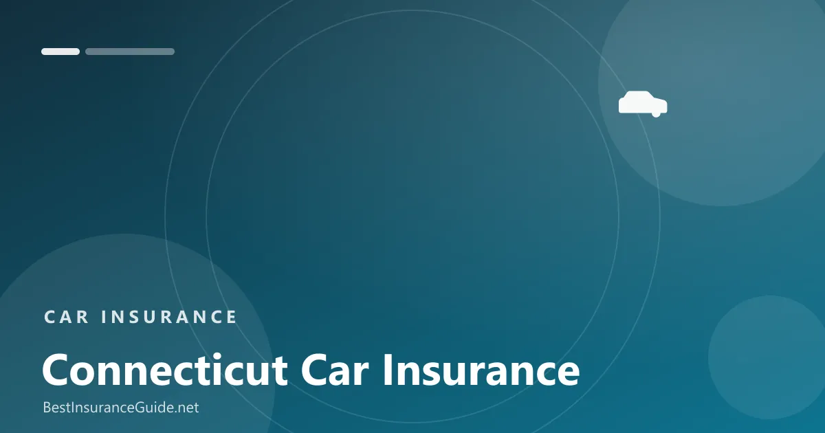 Connecticut car insurance banner