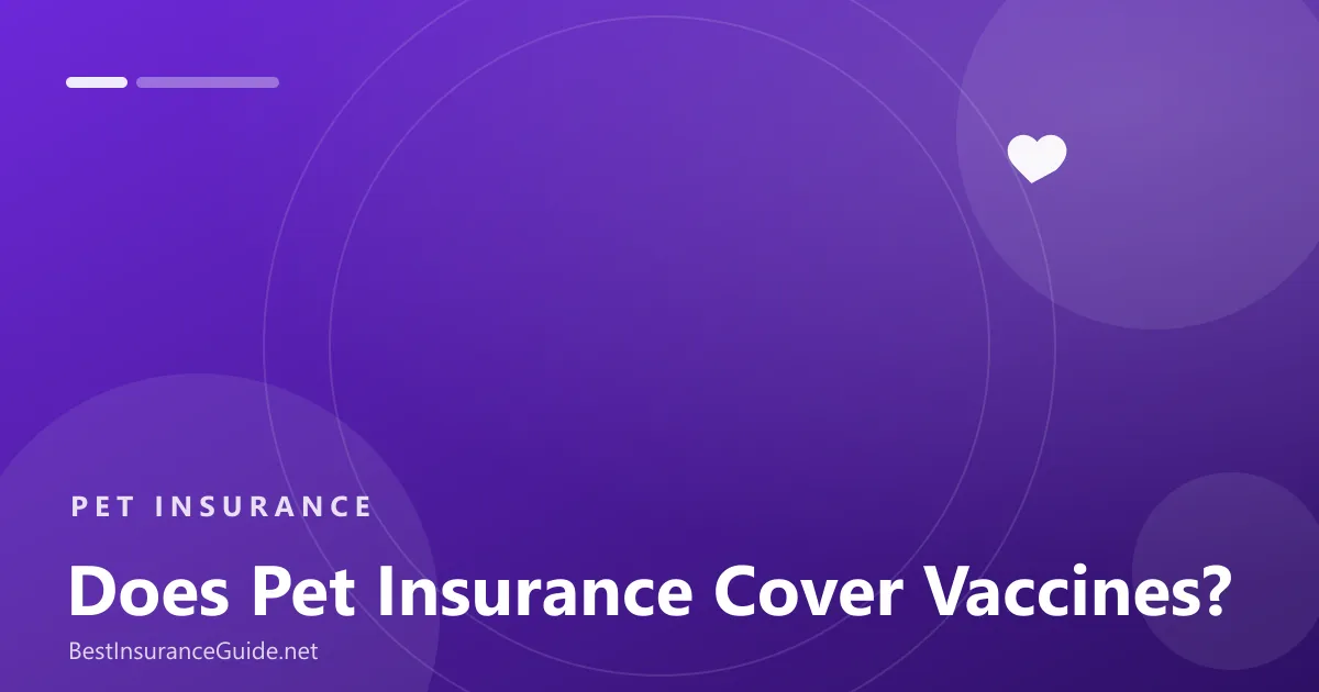 Does pet insurance cover vaccines banner
