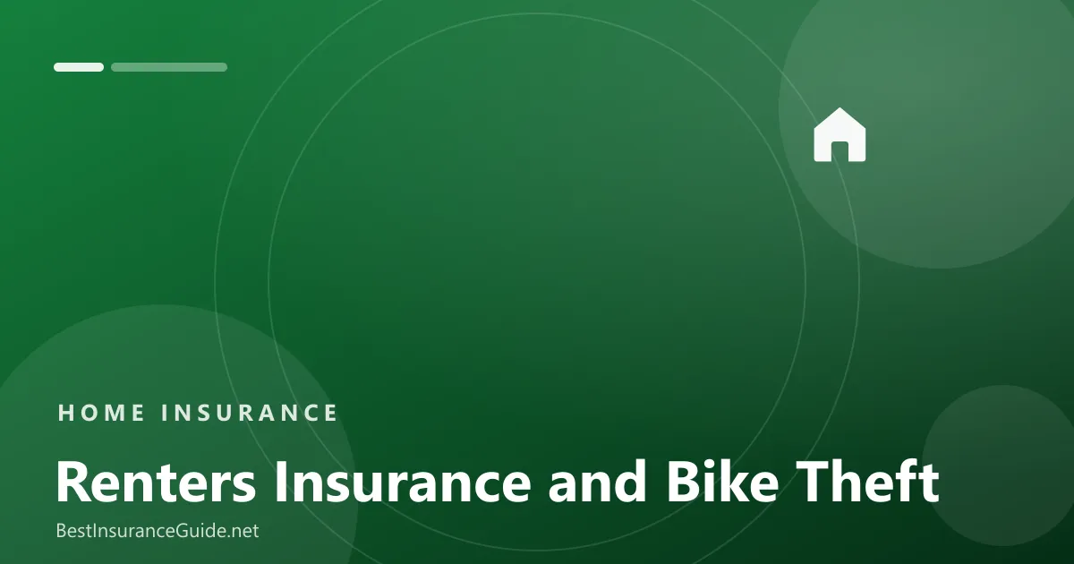 Does renters insurance cover bike theft banner