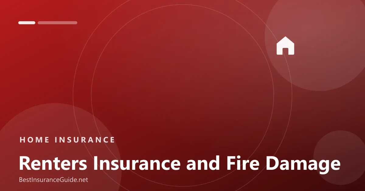 Does renters insurance cover fire damage banner