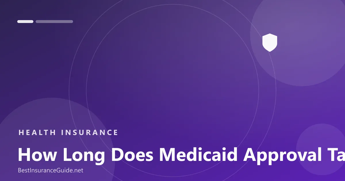 How long does Medicaid approval take banner