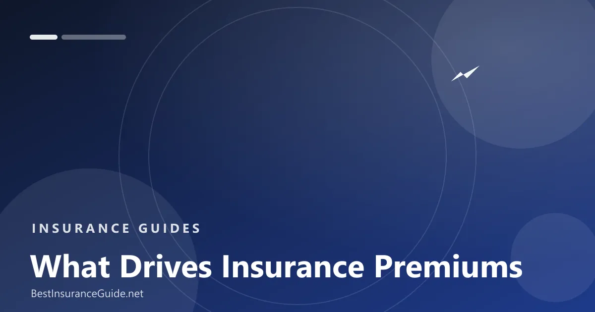 Insurance premium factors banner