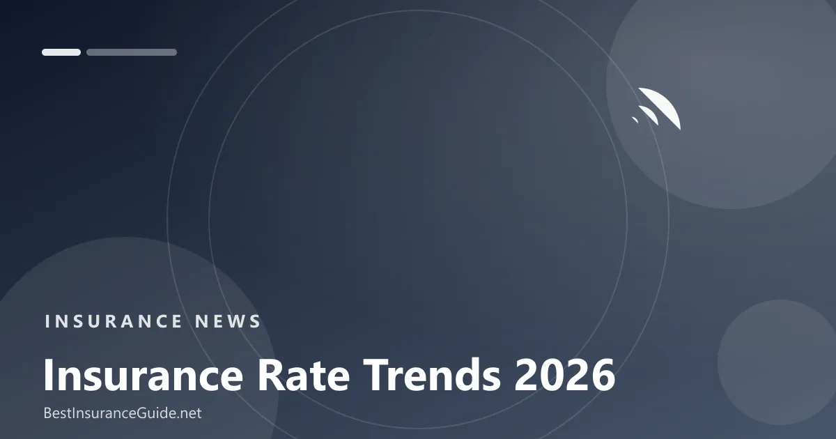 Insurance rate trends 2026 banner