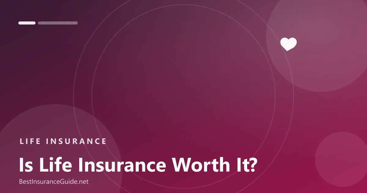 Is life insurance worth it banner