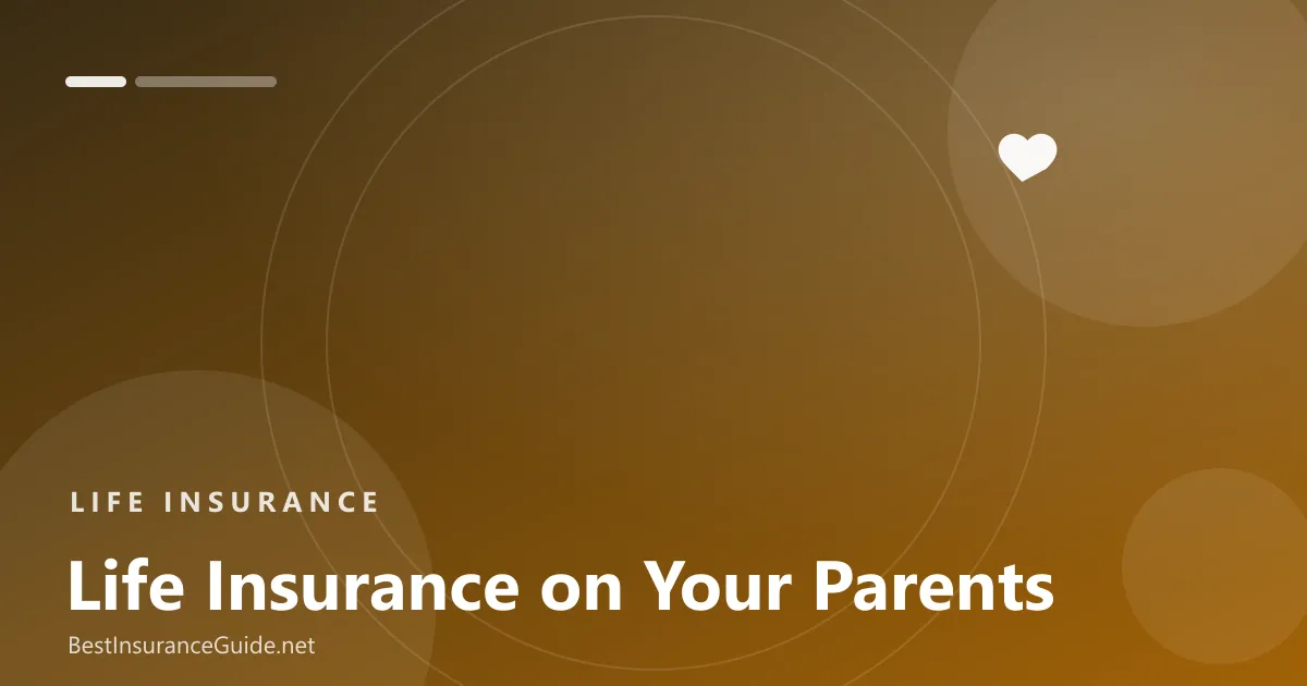 Life insurance on your parents banner