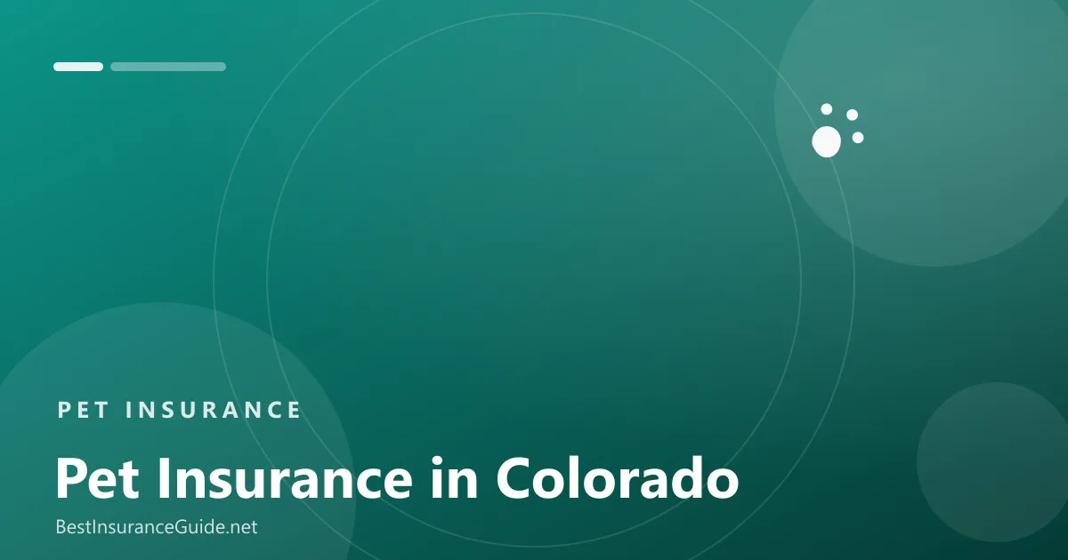 Pet insurance in Colorado banner