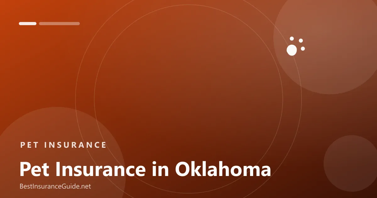 Pet insurance in Oklahoma banner