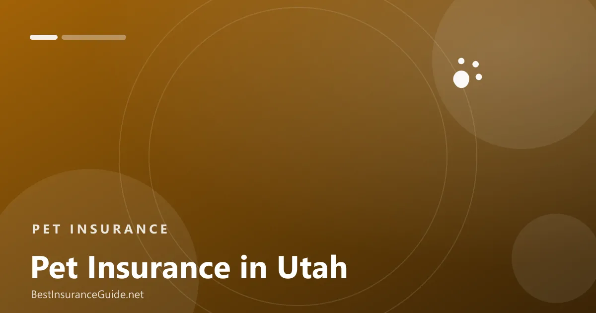 Pet insurance in Utah banner