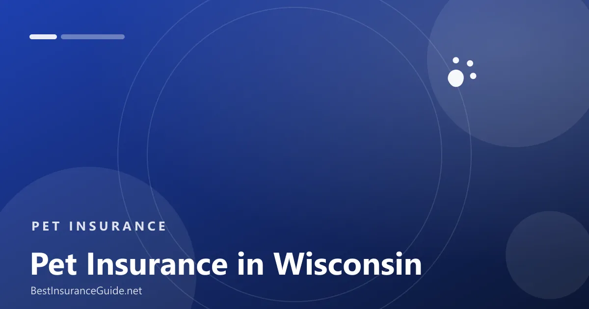 Pet insurance in Wisconsin banner