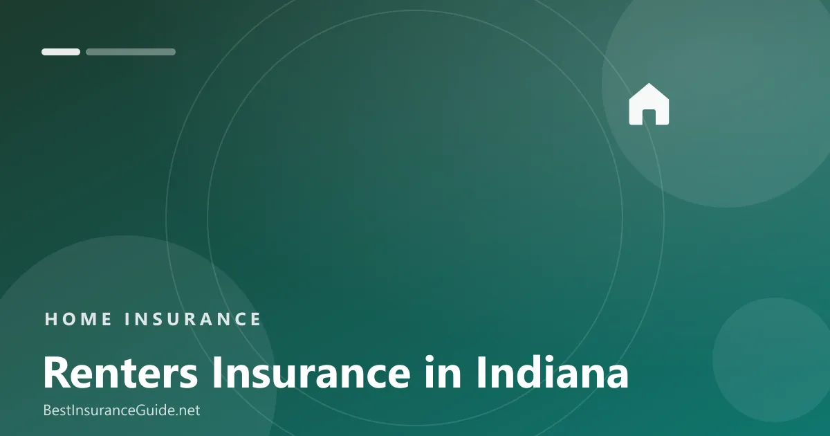 Renters insurance in Indiana banner