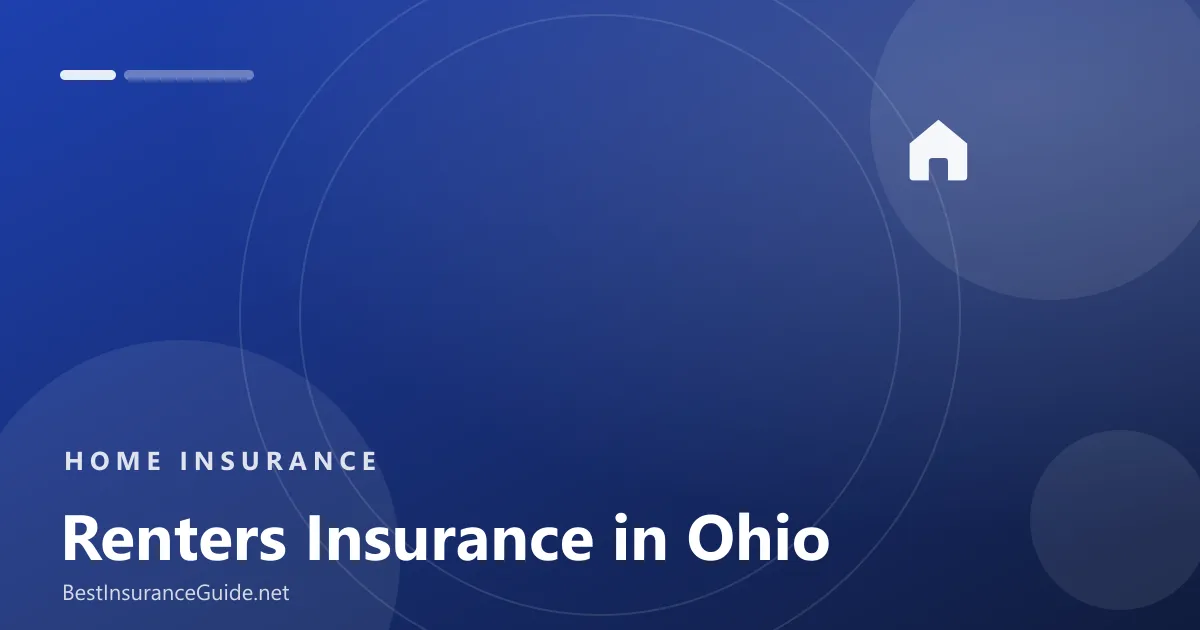 Renters insurance in Ohio guide banner