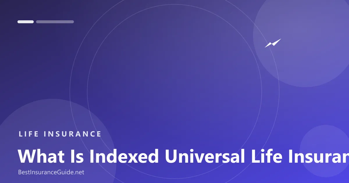 What is indexed universal life insurance banner